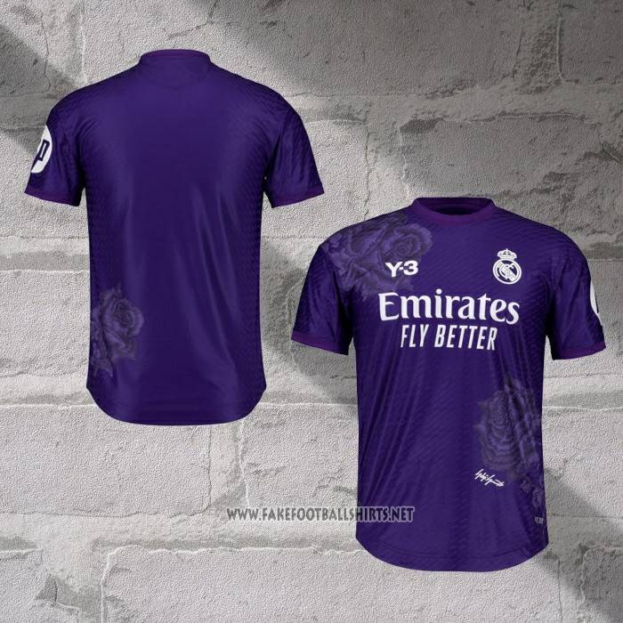Real Madrid Fourth Y-3 Shirt 2024 Purpura
